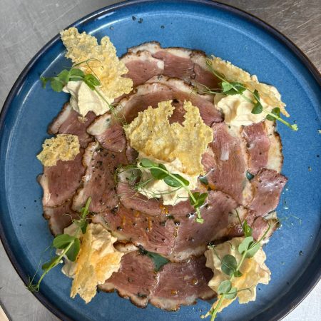 Carpaccio de magret d'ànec